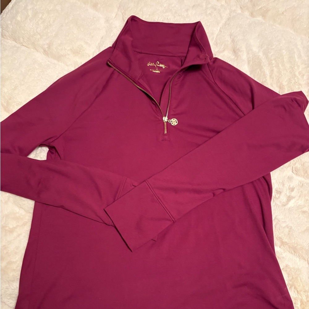Lilly Pulitzer 1/4 zip lightweight sweatshirt.